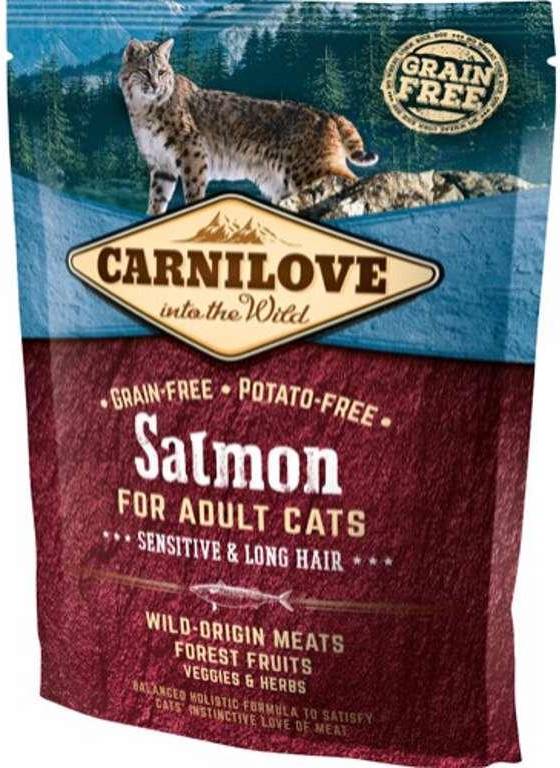 Carnilove Salmon Sensitive / Long Hair 400 GR