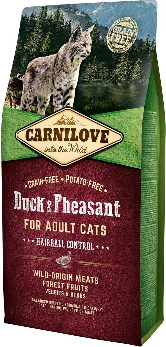 Carnilove Duck / Pheasant Hairball 6 KG