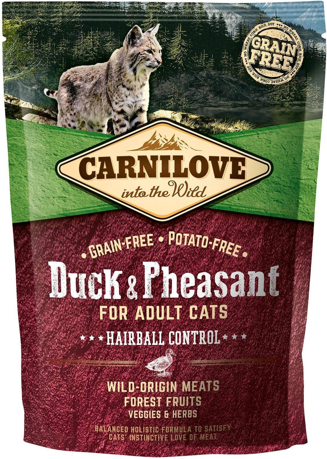 Carnilove Duck / Pheasant Hairball 400 GR