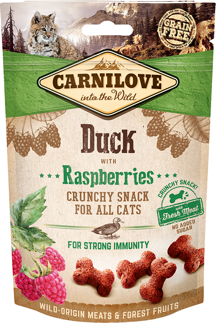 Carnilove Crunchy Snack Eend / Framboos 50 GR