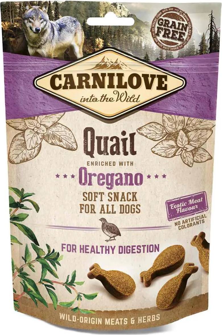 Carnilove Soft Snack Kwartel / Oregano 200 GR