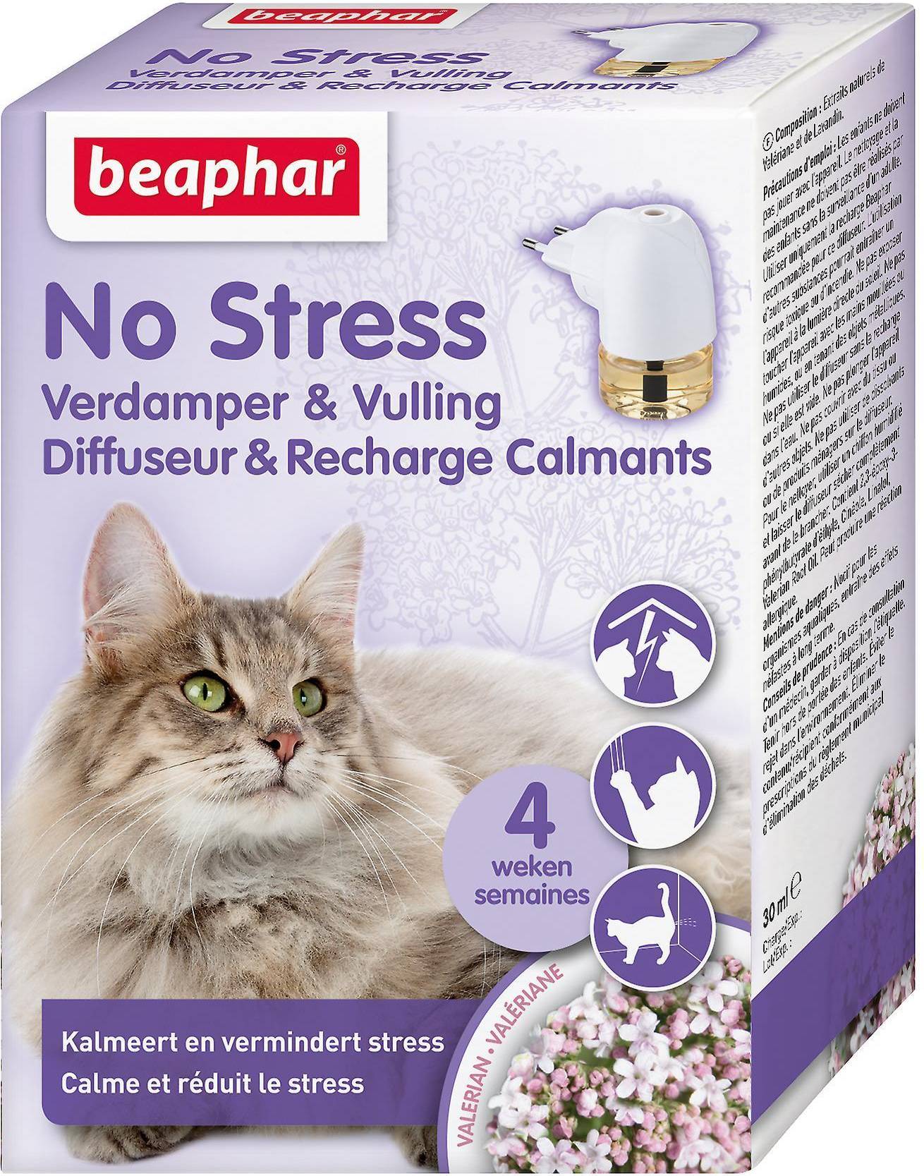 Beaphar No Stress Verdamper Met Vulling Kat 30 ML