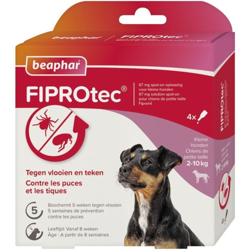 Beaphar Fiprotec Hond Tegen Teken en Vlooien 20-40 KG 3+1 PIP