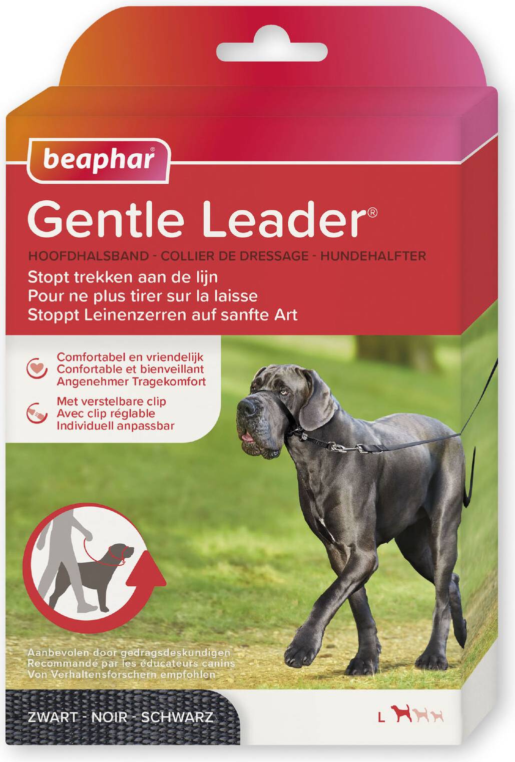 Beaphar Gentle Leader Zwart LARGE