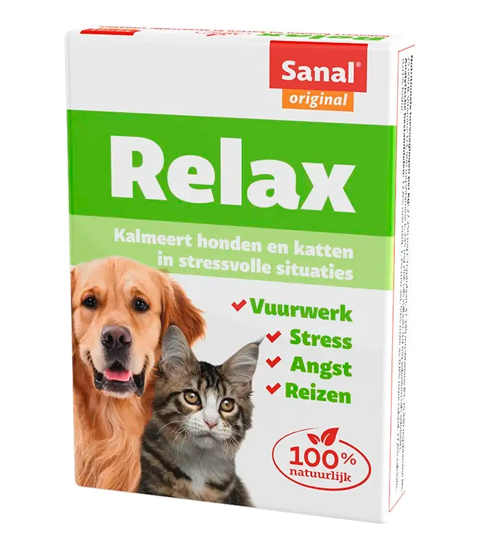 Sanal Dog / Cat Relax Kalmeringstablet 15 TABLETTEN