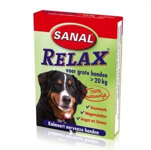 Sanal Dog Relax Kalmeringstablet Large VANAF 20 KG 15 TABLETTEN