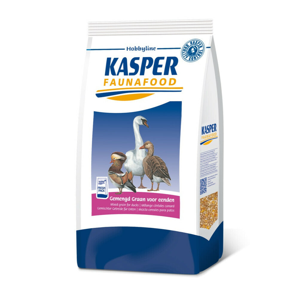 Kasper Faunafood Hobbyline Gemengd Graan Voor Eenden 4 KG
