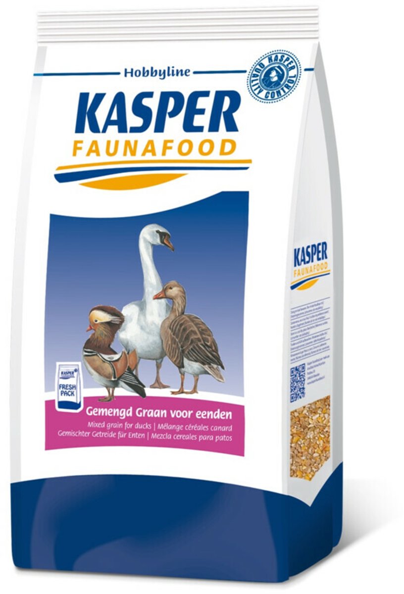 Kasper Faunafood Hobbyline Gemengd Graan Voor Eenden 4 KG