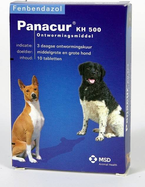 Panacur Hond / Kat 500 MG 10 TABLET