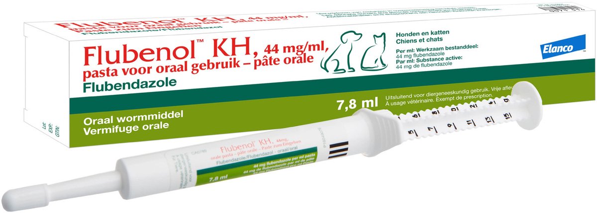 Janssen Flubenol Kh Hond/kat 7.8 ML