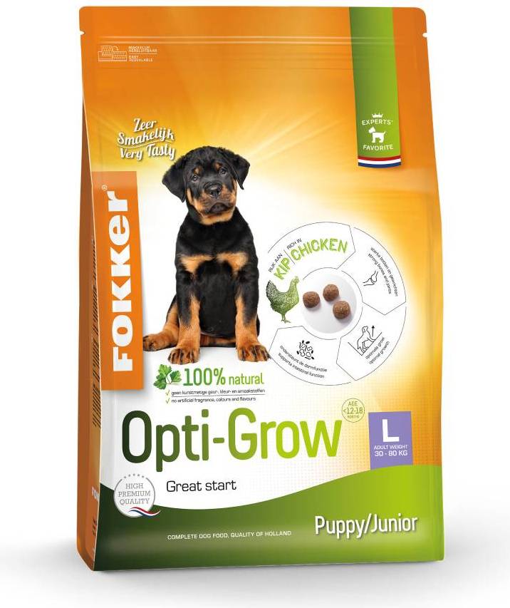 Fokker Opti-Grow Puppy / Junior Large 13 KG