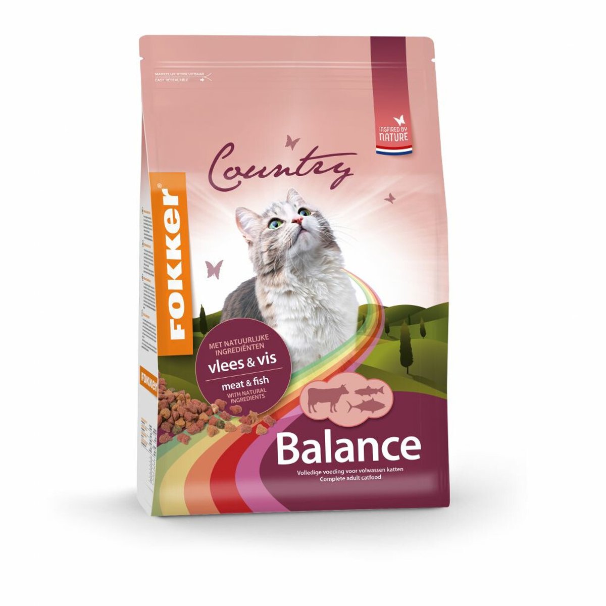 Fokker Kat Country Balance Vlees & Vis 10 KG
