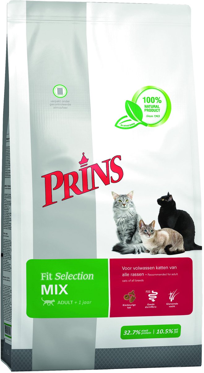 Prins Kattenvoeding Mix 10 KG
