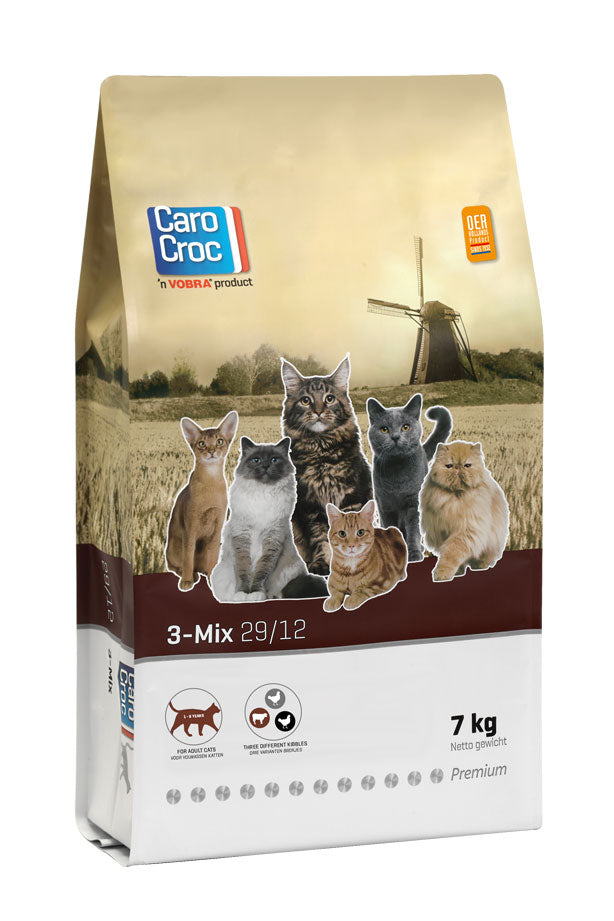 Carocroc Kat 3-Mix 7 KG