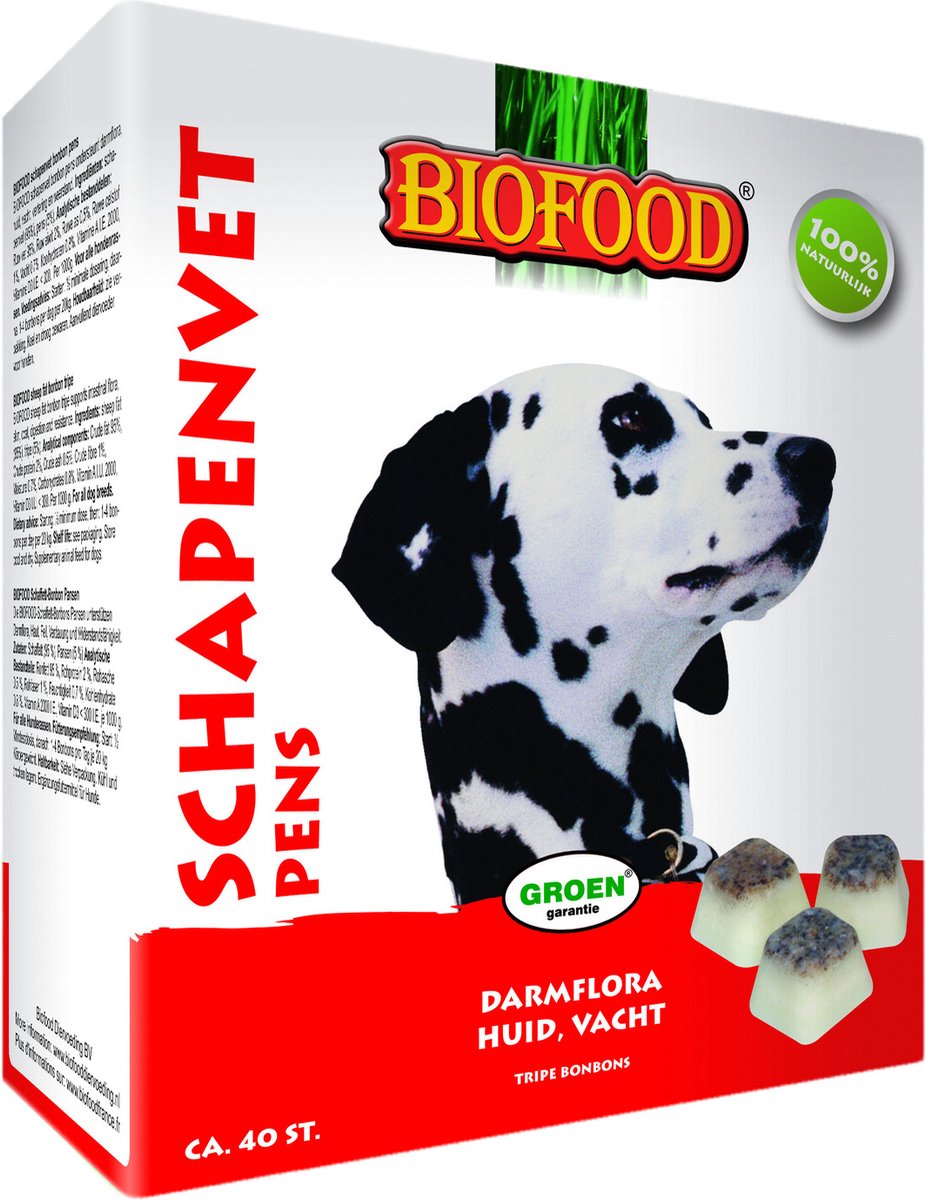 Bf Petfood Schapenvet Maxi Bonbons Pens 40 ST
