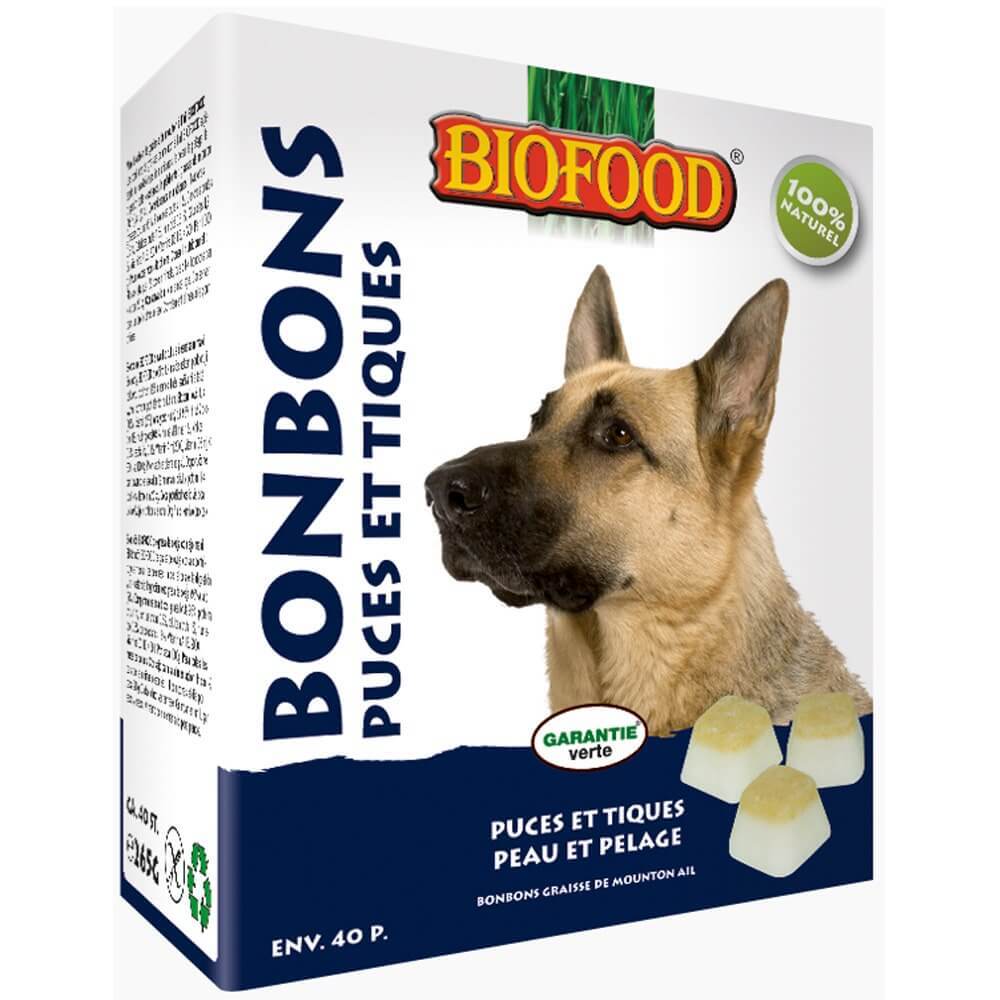 Bf Petfood Schapenvet Maxi Bonbons Knoflook 40 ST