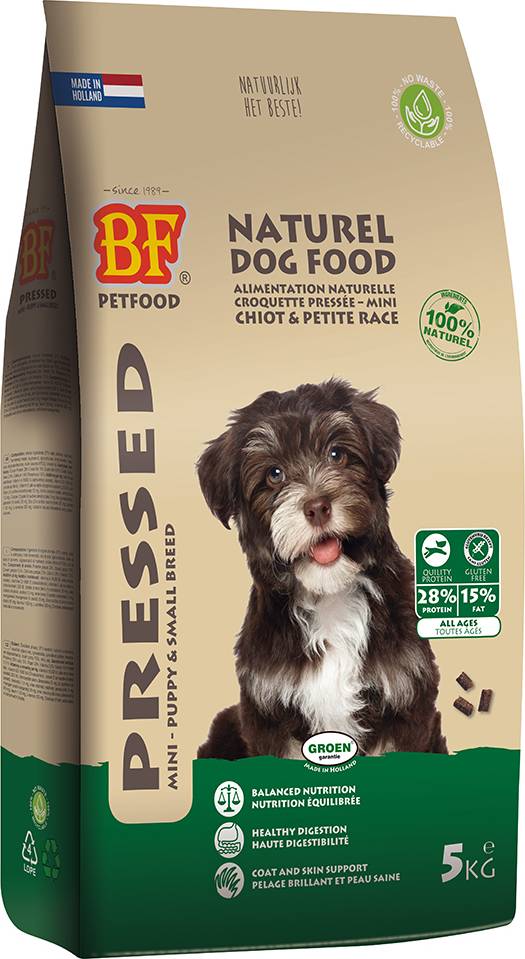 Bf Petfood Geperst Puppy en Kleine Rassen 5 KG