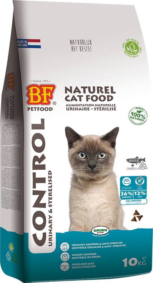 Bf Petfood Premium Quality Kat Control Urinary / Sterilised 10 KG