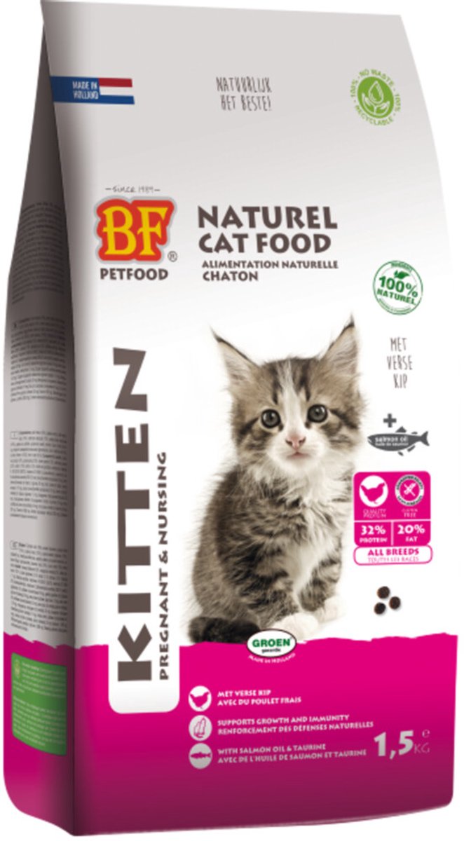 Bf Petfood Premium Quality Kat Kitten Pregnant / Nursing 1.5 KG