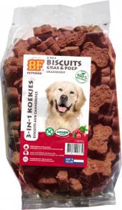 Bf Petfood 3 in 1 Hondenkoekjes Met Cranberry 500 GR