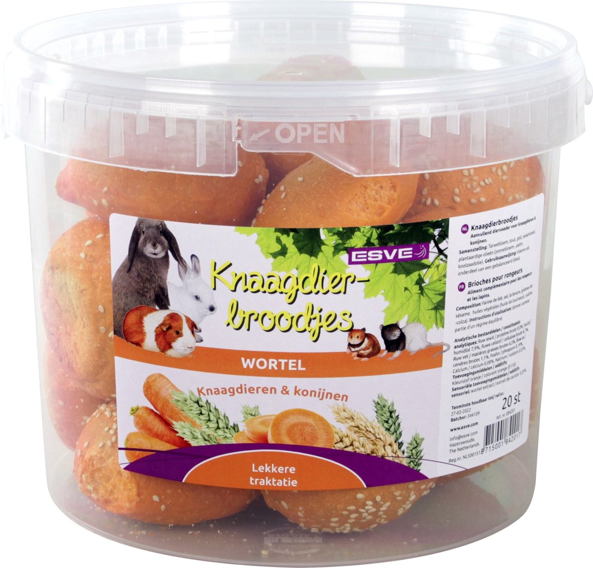 Esve Wortelbroodjes 20 ST