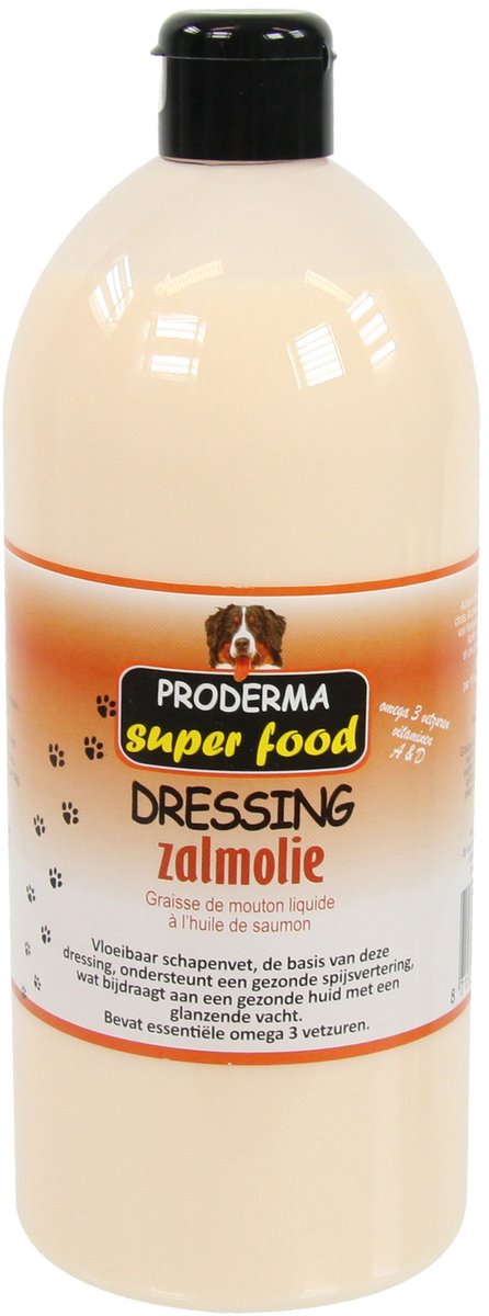 Proderma Vloeibaar Schapenvet Dressing Zalmolie 1 LTR