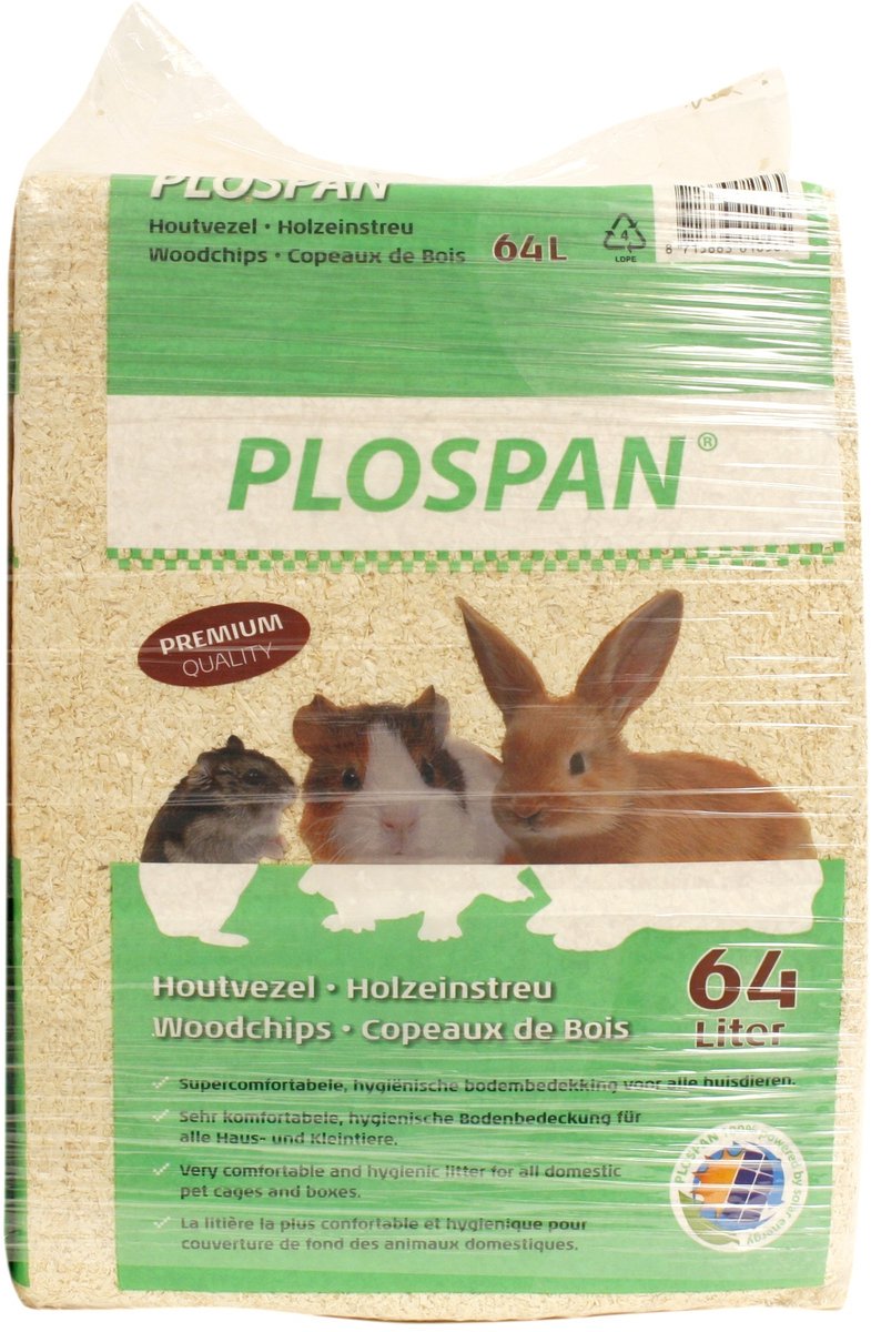 Plospan Houtvezel 4X64 LTR
