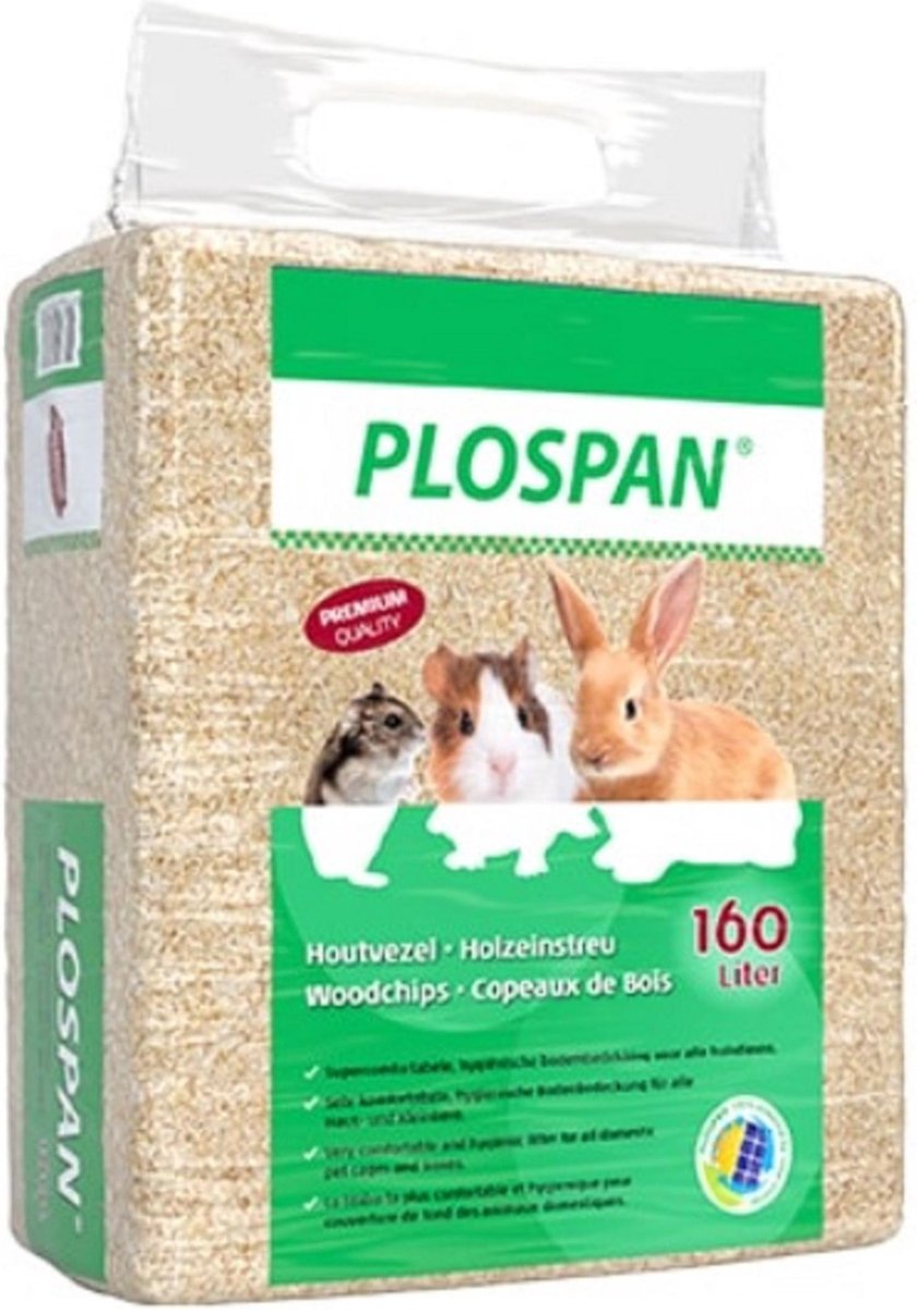 Plospan Houtvezel 10 KG 160 LTR