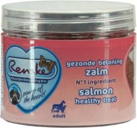 Renske Hond Gezonde Beloning Mini Hartjes Zalm 100 GR