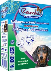 Renske Vers Vlees Kalkoen/eend 10X395 GR