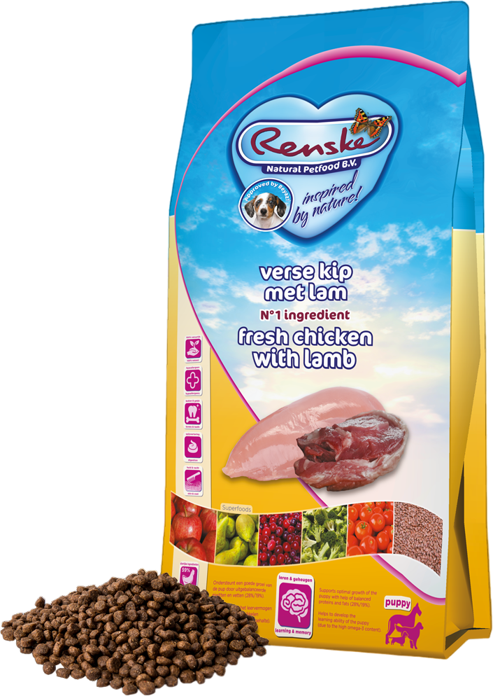 Renske Super Premium Puppy Kip / Lam 2 KG