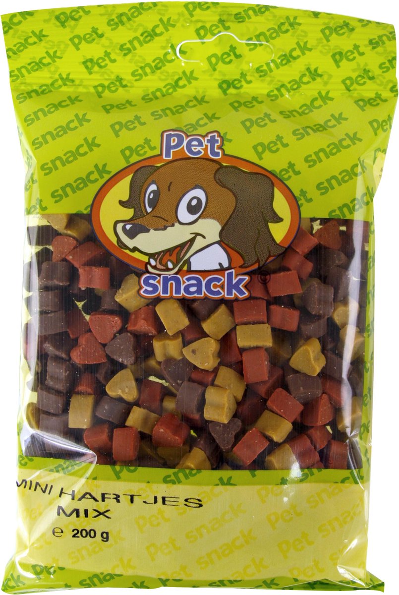 Petsnack Mini Hartjes Mix 14X200 GR
