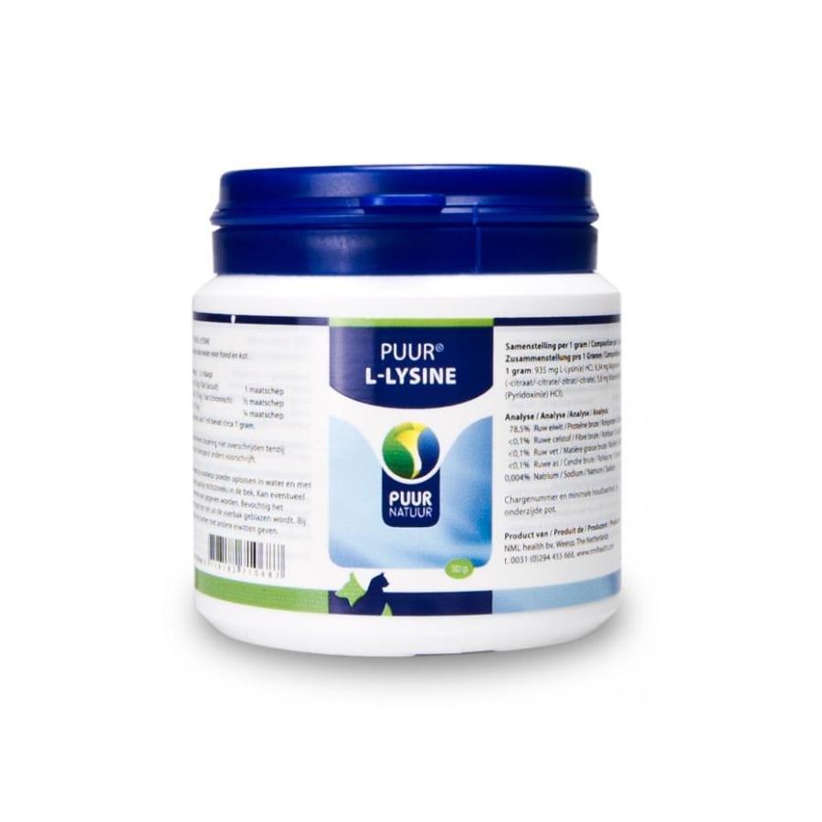 Puur Natuur L-Lysine Hond en Kat 50 GR
