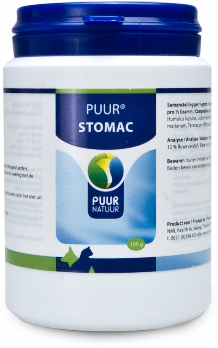 Puur Natuur Stomac (Maag) Hond en Kat 100 GR