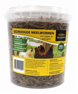 Utopia Gedroogde Meelwormen 1.2 LTR