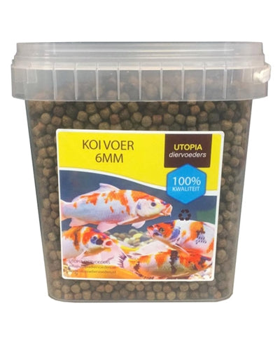 Koi Voer 6 MM 1 KG 2.5 LTR