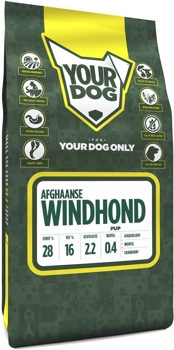 Yourdog Afghaanse Windhond Pup 3 KG