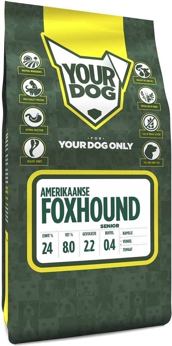 Yourdog Amerikaanse Foxhound Senior 3 KG