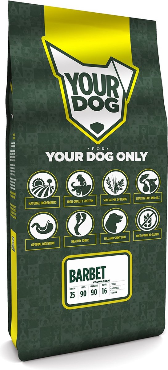 Yourdog Barbet Volwassen 12 KG