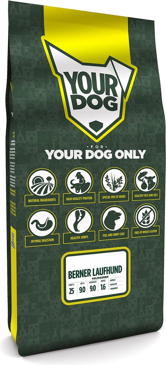 Yourdog Berner Laufhund Volwassen 12 KG