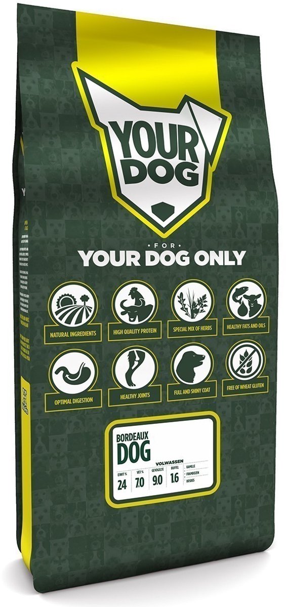 Yourdog Bordeaux Dog Volwassen 12 KG