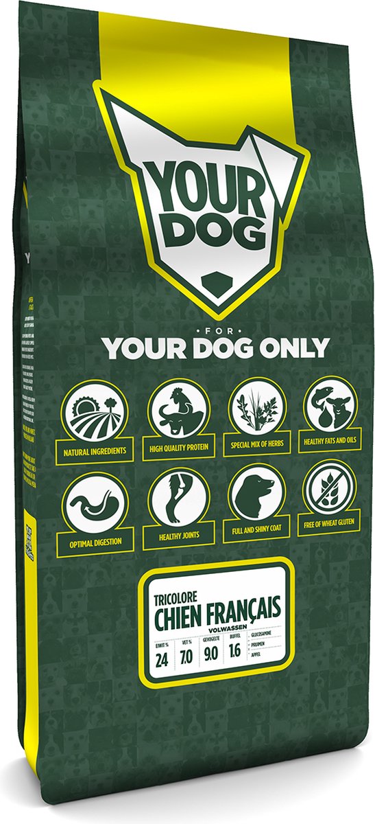 Yourdog Chien Franēais Tricolore Volwassen 12 KG