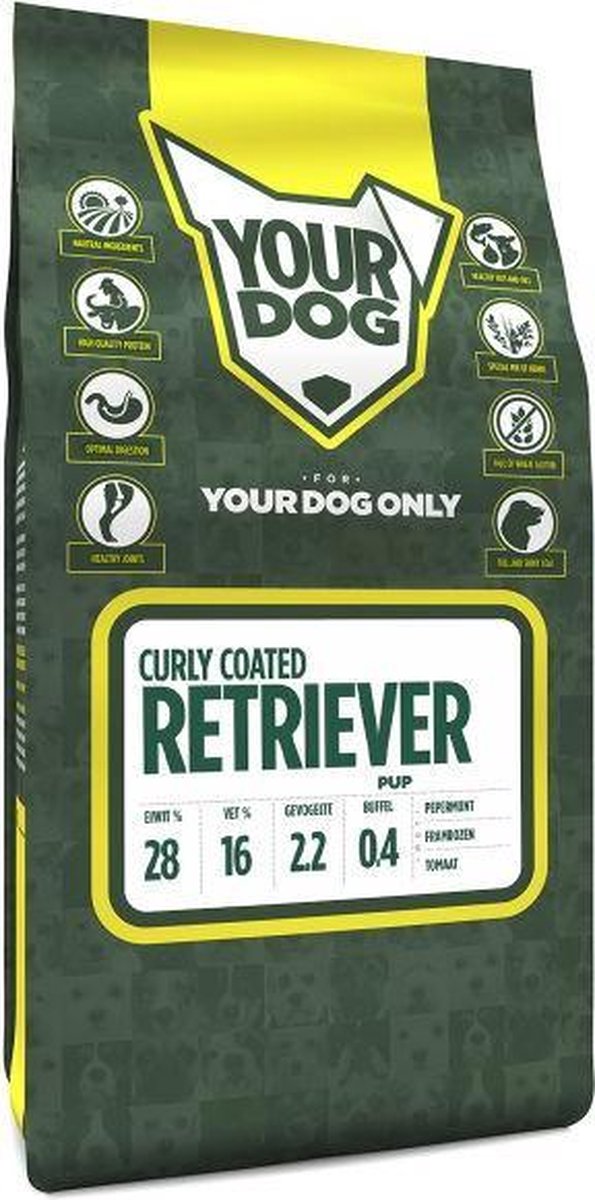 Yourdog Curly Coated Retriever Pup 3 KG