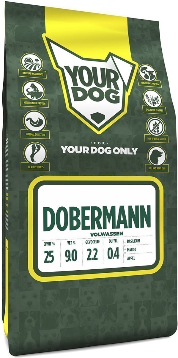 Yourdog Dobermann Volwassen 3 KG