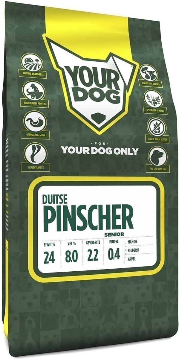 Yourdog Duitse Pinscher Senior 3 KG