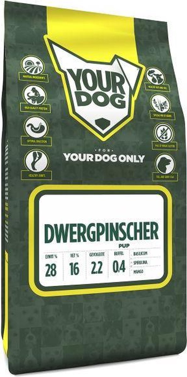 Yourdog Dwergpinscher Pup 3 KG