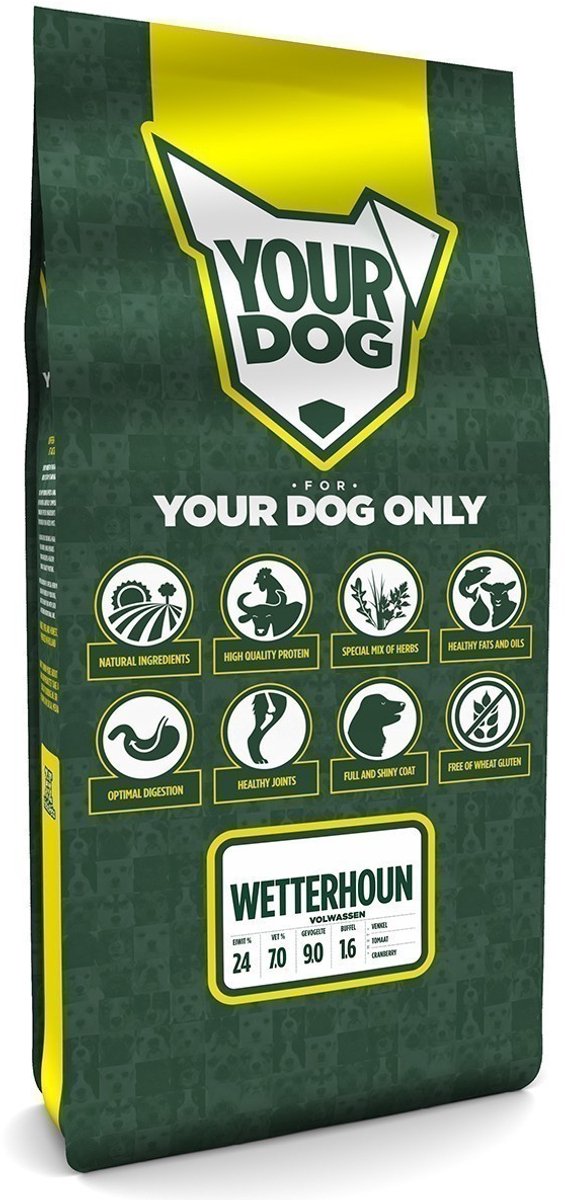Yourdog Friese Waterhond Volwassen 12 KG