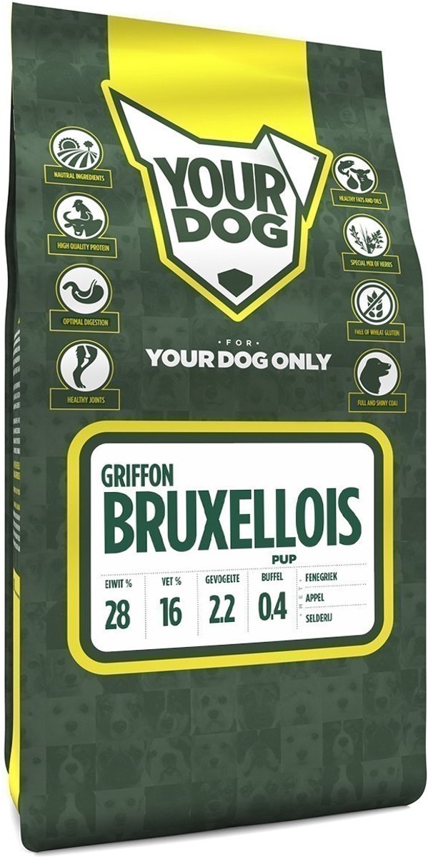 Yourdog Griffon Bruxellois Pup 3 KG