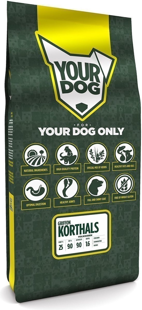 Yourdog Griffon Korthals Volwassen 12 KG