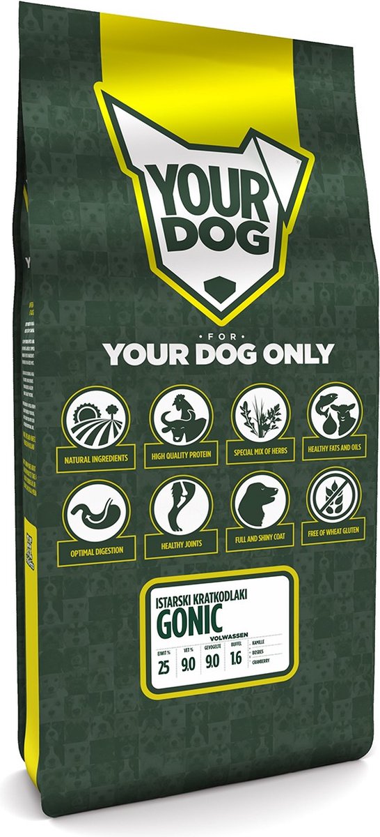 Yourdog Istarski Kratkodlaki Gonic Volwassen 12 KG